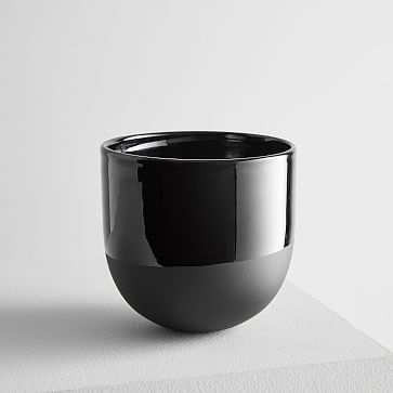 Two Tone Black Glass, Medium - Image 1