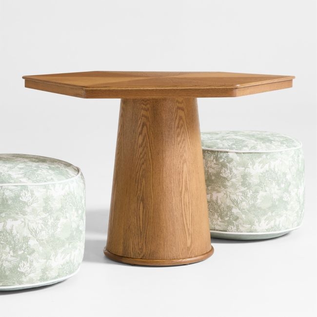 Brooks Oak Wood Kids Play Table by Jake Arnold - Image 0