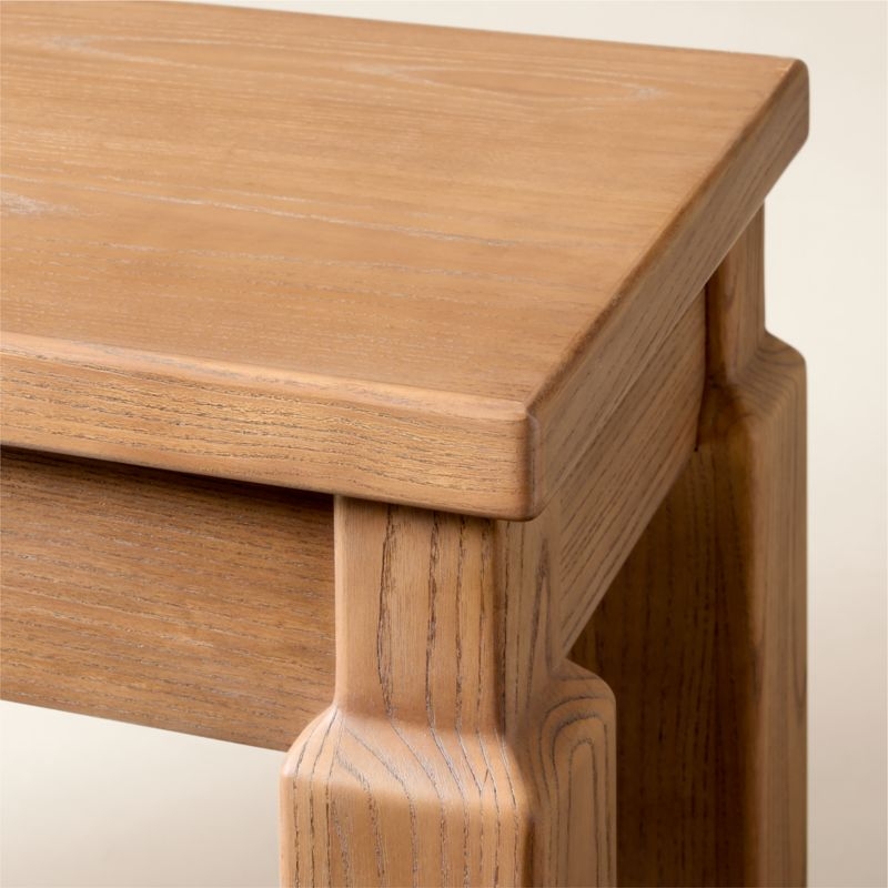 Daybreak 54" Light Ash Wood Console Table - Image 4