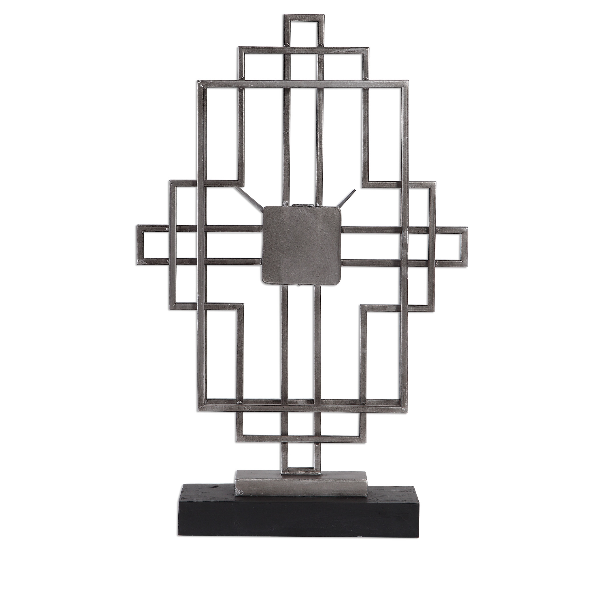 Vanini Silver Tabletop Clock - Image 5