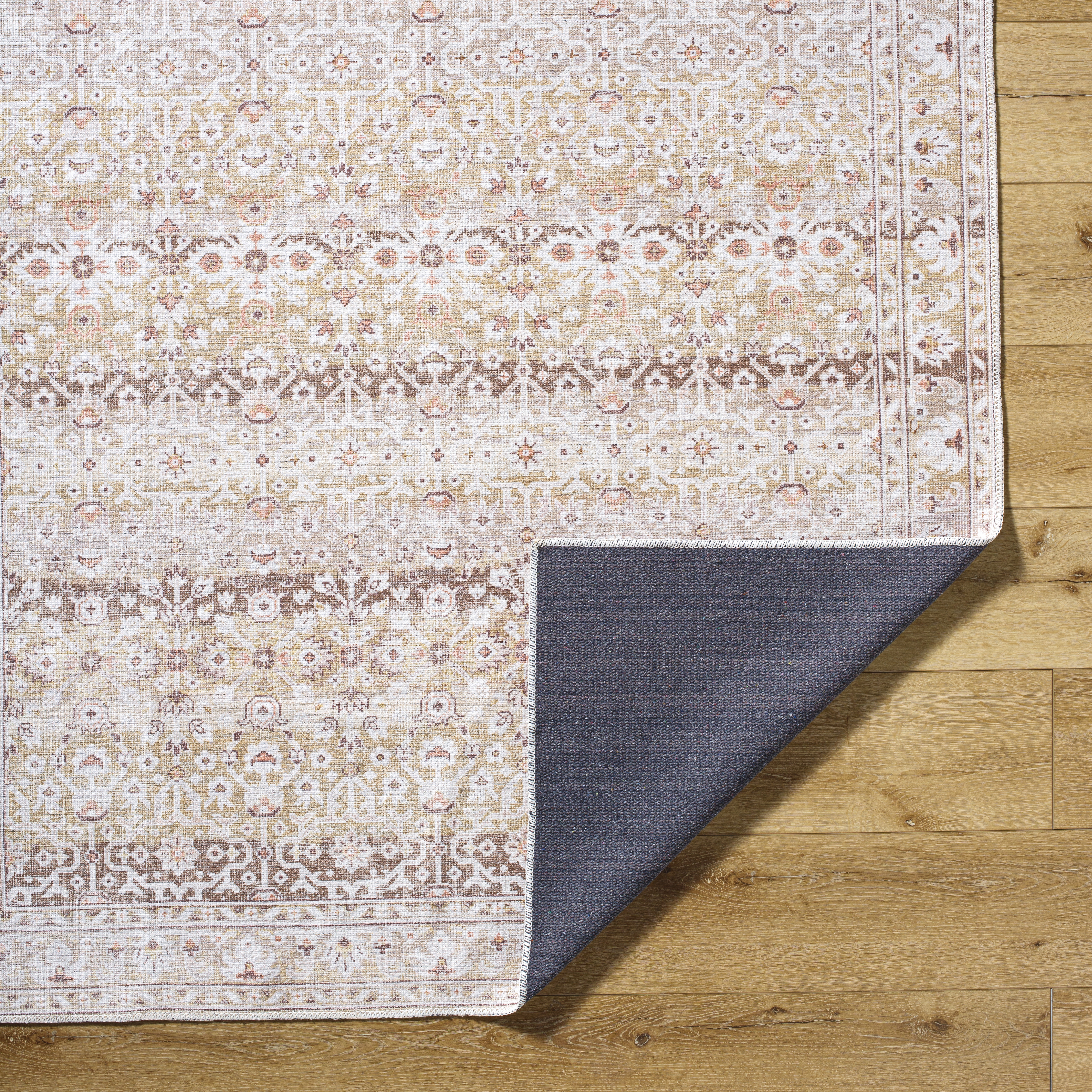 Amelie White Indoor 2' x 2'11" Machine Woven Rug - Image 4