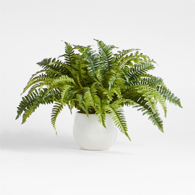 Potted Faux Fern Small 18" - Image 0