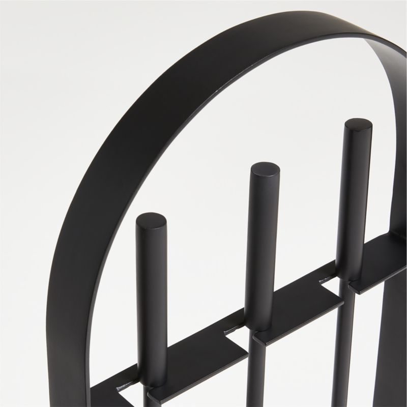 Black Arch Fireplace Tools - Image 3