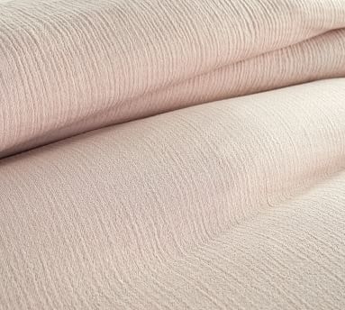 Soft Cotton Duvet Cover, Full/Queen, Dusty Rose - Image 1
