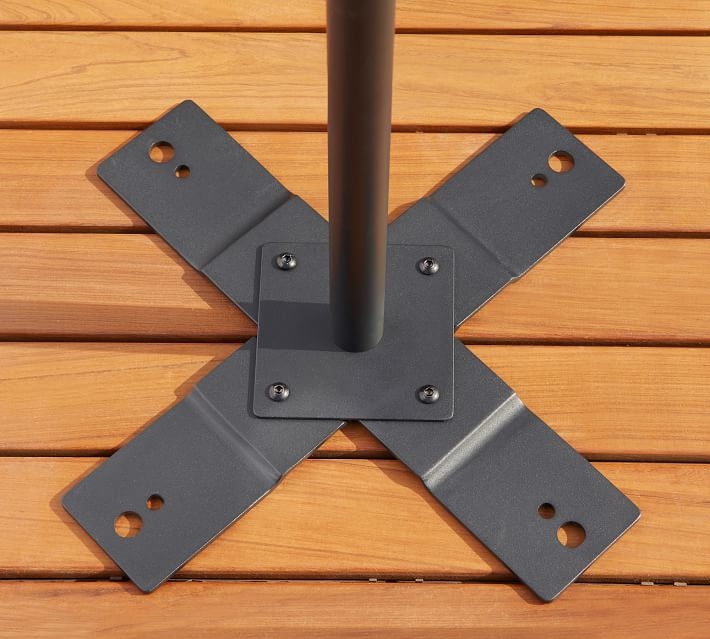 Floor Standing Indoor/Outdoor String Light Holder Posts - Black - Image 2