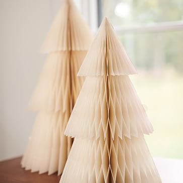 Decorative Paper Trees, Medium, Ivory - Image 3