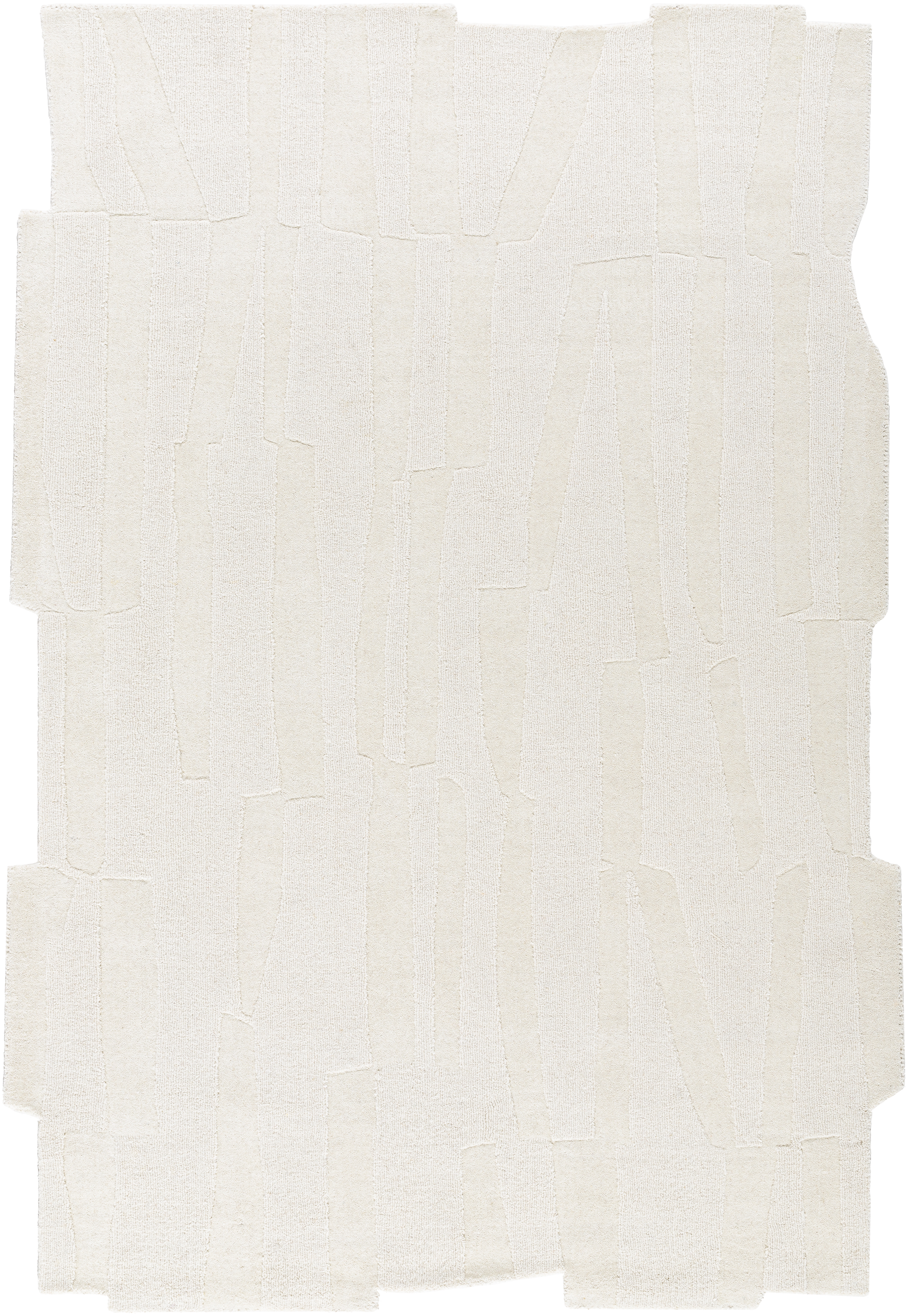 Mystique Beige Indoor 2' x 3' Handmade Rug - Image 0