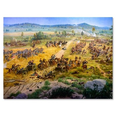 Gettysburg National Military Park - Vintage Canvas Wall Art Print-PT35241 - Image 0