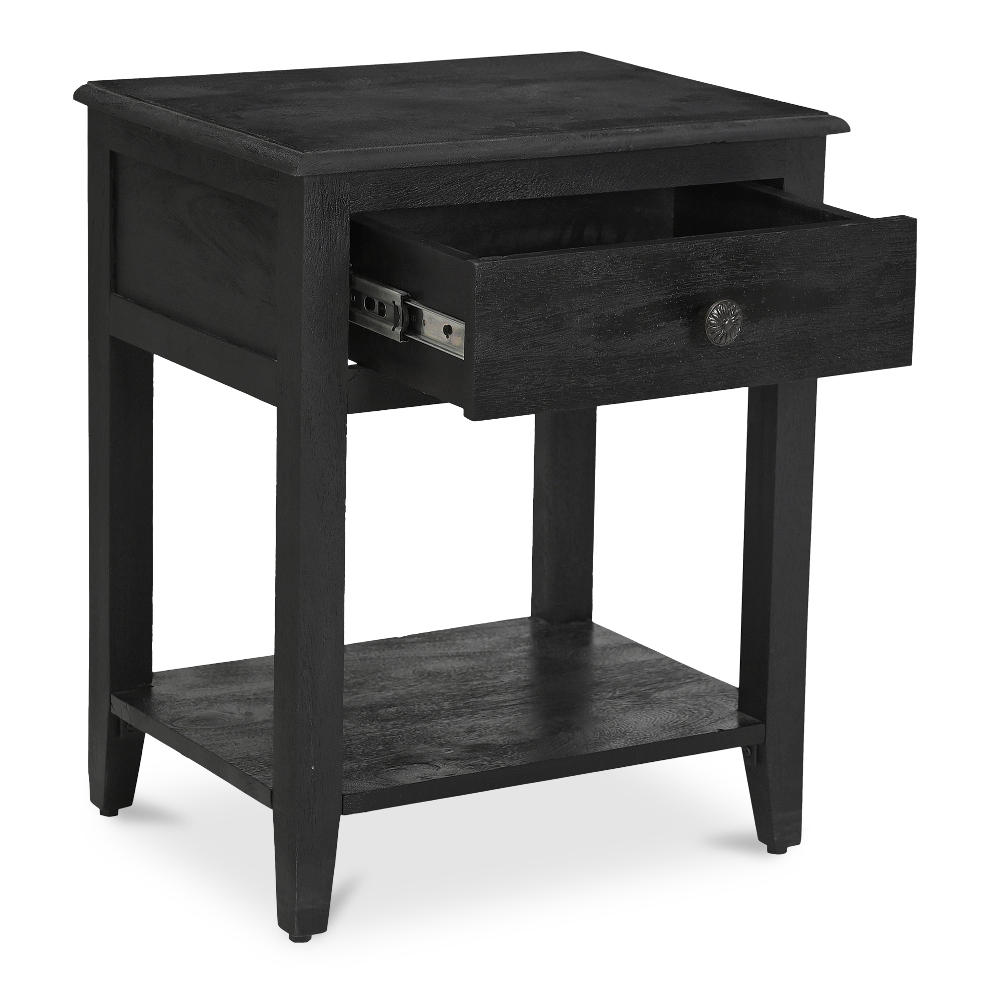 Corrine Nightstand Antique Black - Image 2