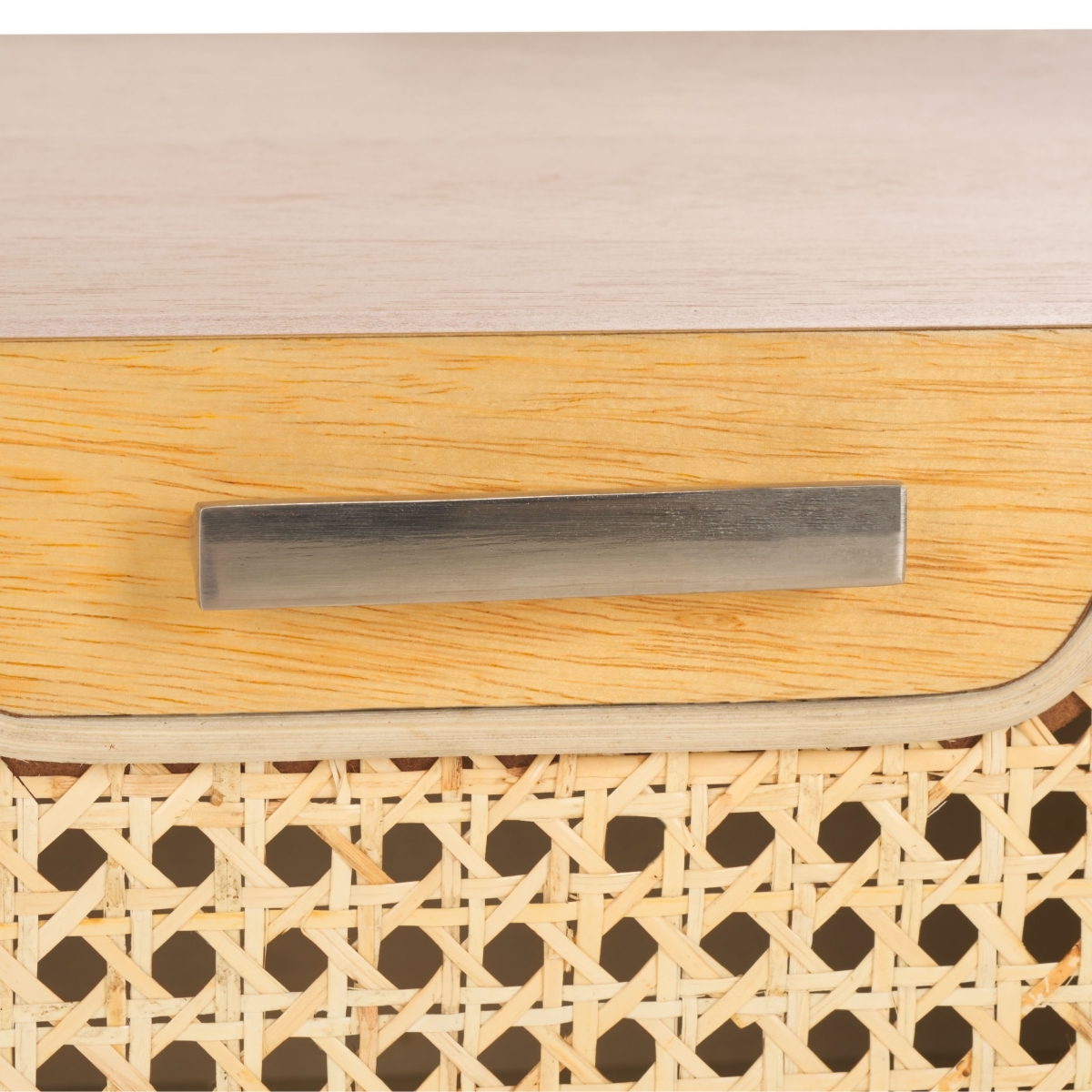 Yates 1 Drawer Nightstand - Natural / Natural - Safavieh - Image 3