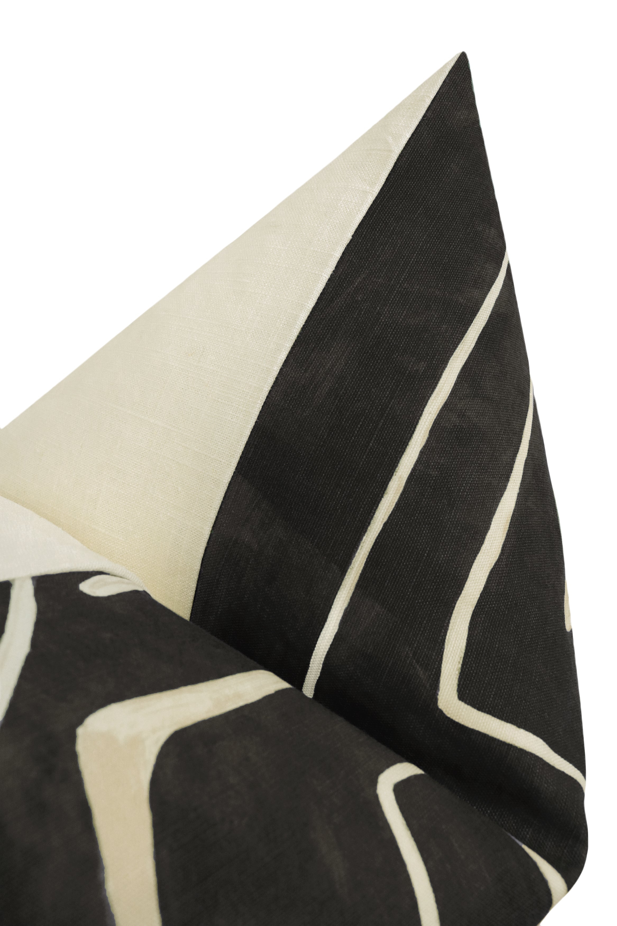 GRAFFITO // ONYX + BEIGE - 14" X 36" - Image 2