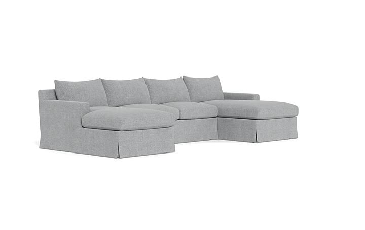 Sloan Slipcovered 3-Piece U-Sectional - Image 1
