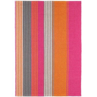 Juliana Stripe  Woven Cotton Rug - Image 0