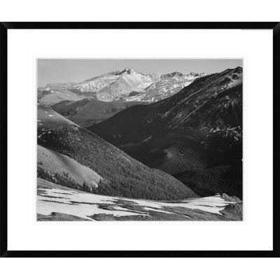 'Long's Peak in Rocky Mountain National Park, Colorado, CA. 1941-1942' by Ansel Adams - Picture Frame Photograph Print on Paper - Image 0