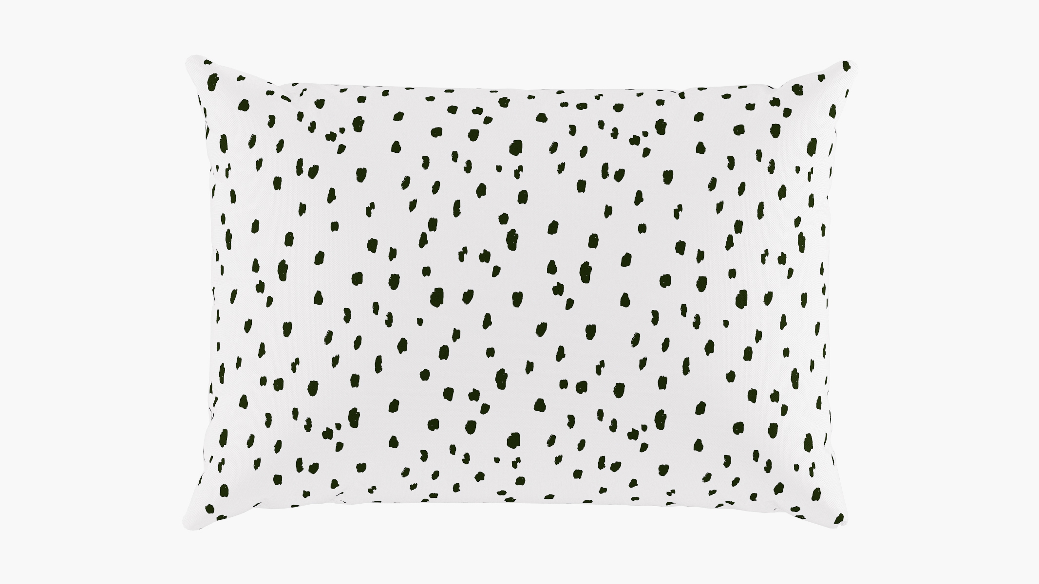Outdoor 14" x 20" Lumbar Pillow, Black Dalmatian, 14" x 20" - Image 0