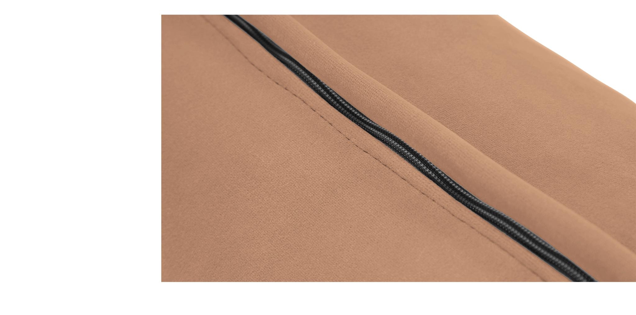 Pink Minka Mid Century Modern Bolster Pillow - Royale Blush - Image 2