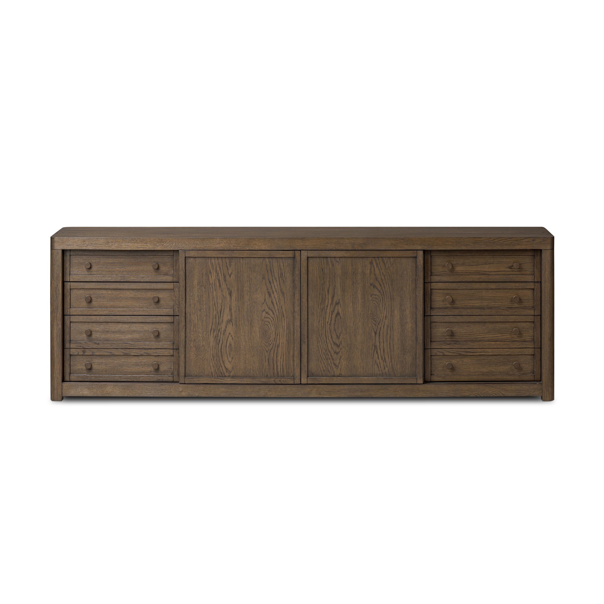 Miko Media Console - Fawn Oak Veneer - Image 0