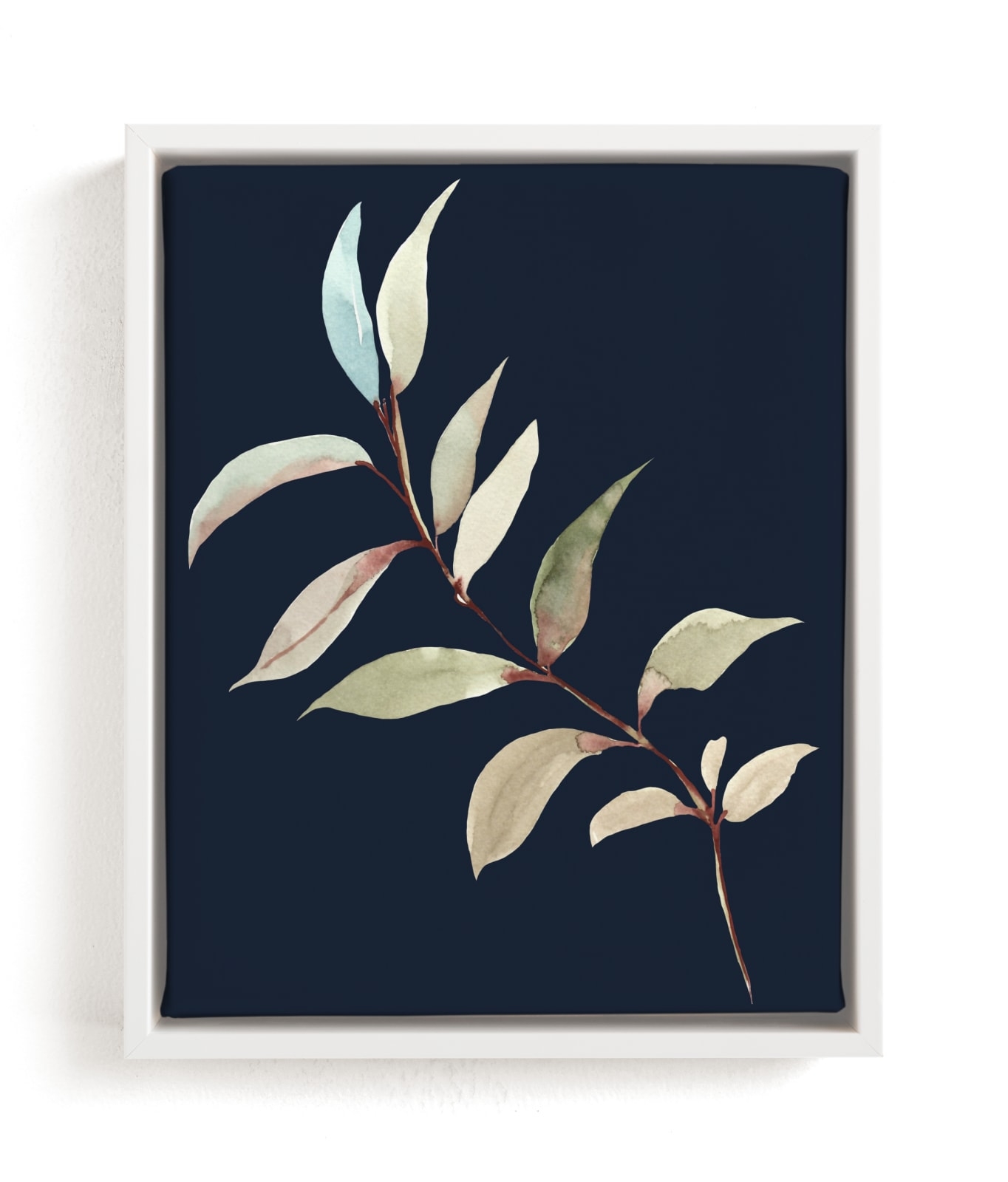 Botanical Leaves In Blue I Limited Edition Fine Art Print 2 - Image 0