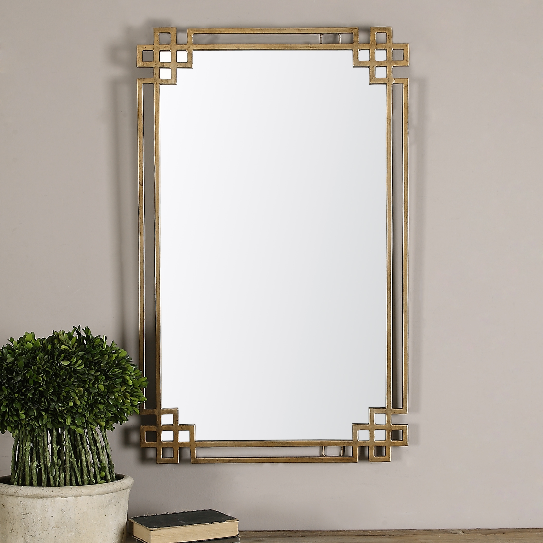 Devoll Antique Gold Mirror - Image 3