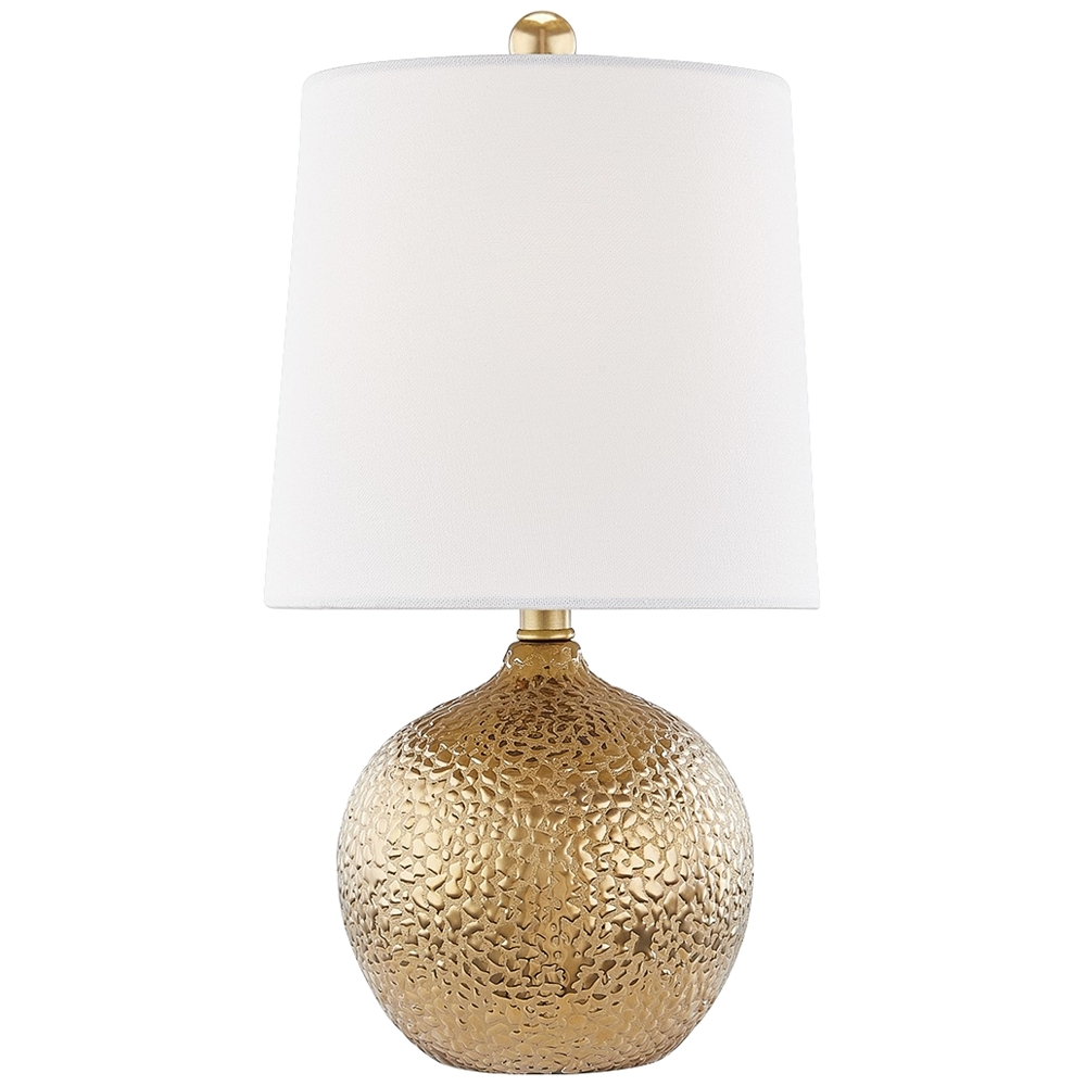 Mitzi Heather 14 1/2" High Gold Ceramic Accent Table Lamp - Style # 77A30 - Image 0