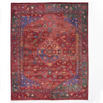 Hand Knotted Edenia Rug , 5'x8', Warm Multi - Image 0
