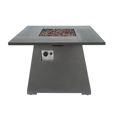 Iona Concrete Propane Fire Pit Table - Image 0