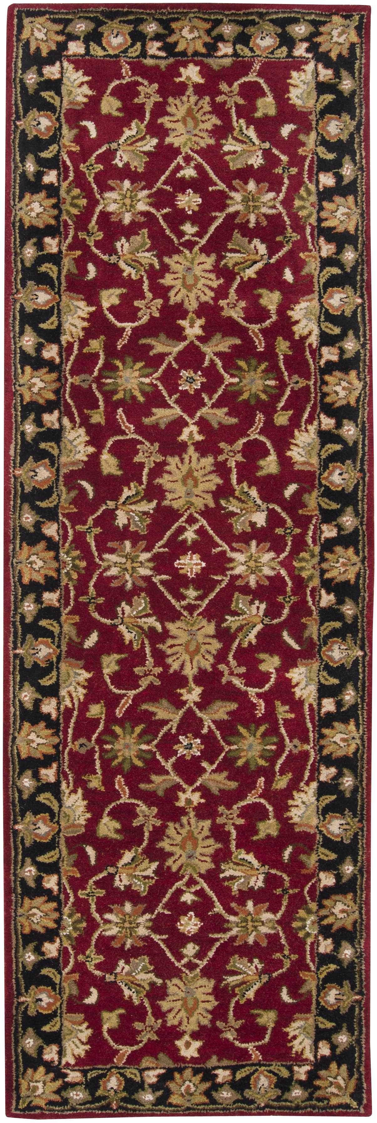 Crowne Brown Indoor 2'6" x 8' Handmade Rug - Image 0