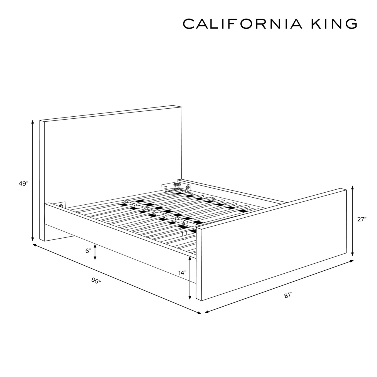 Elmwood Platform Bed - Image 4