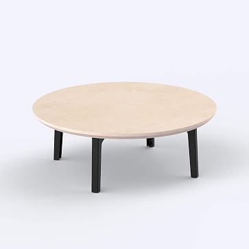 Floyd Round Coffee Table, Black - Image 0