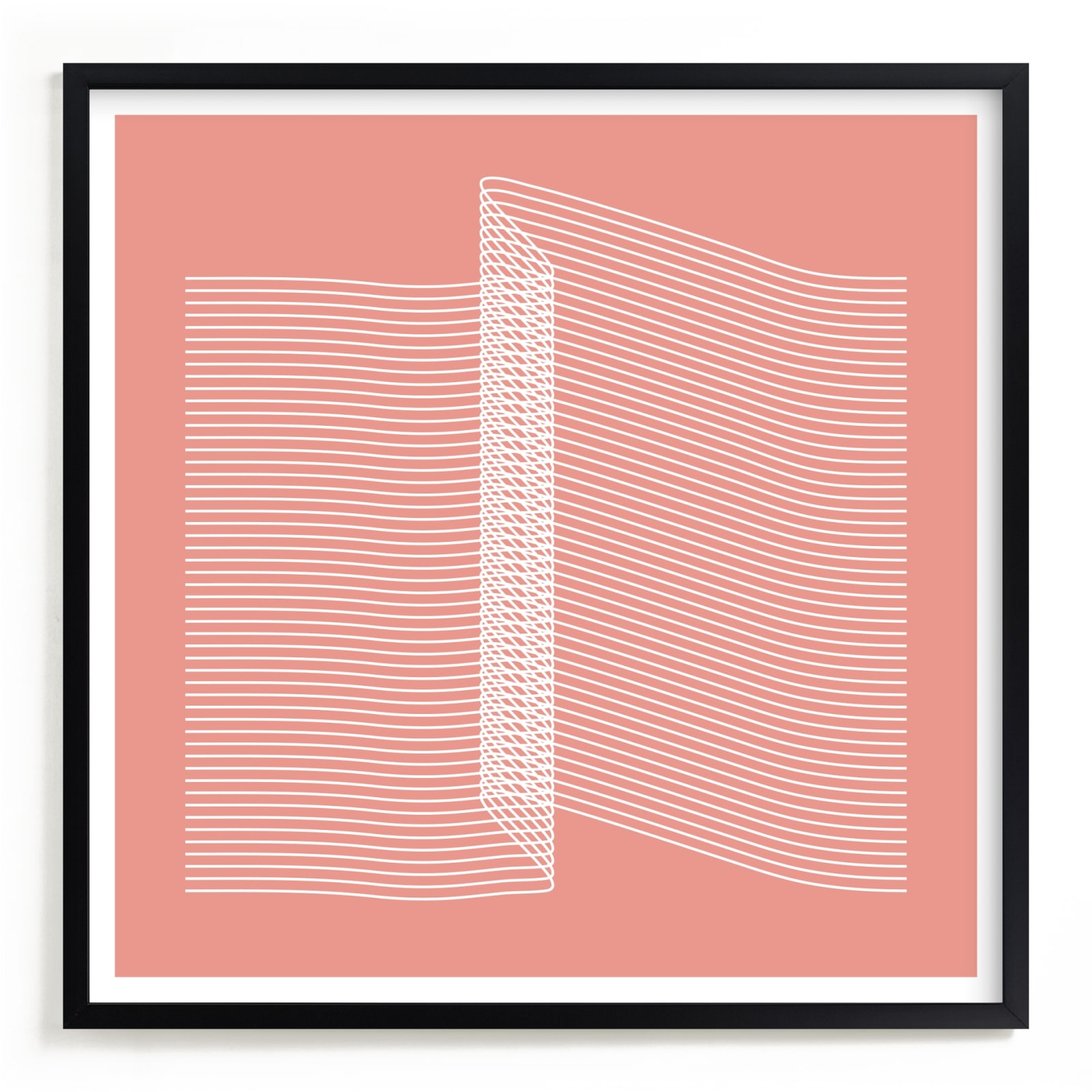 Pink And Lines Rigth Limited Edition Fine Art Print 2 - Image 0