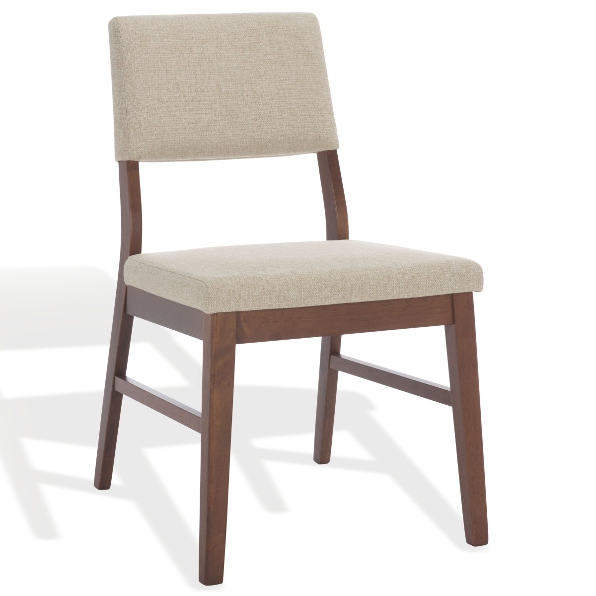 Jessbrina Wood Dining Chair - Walnut / Beige - Image 6