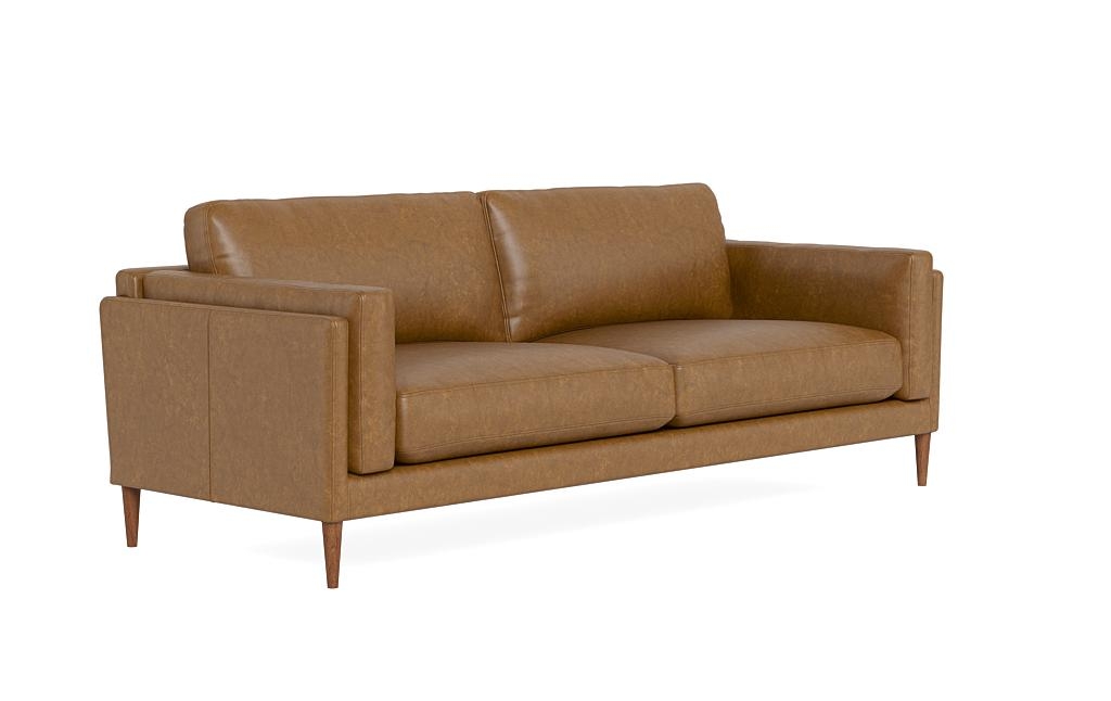 Gaby Leather 2-Seat Sofa - Image 1