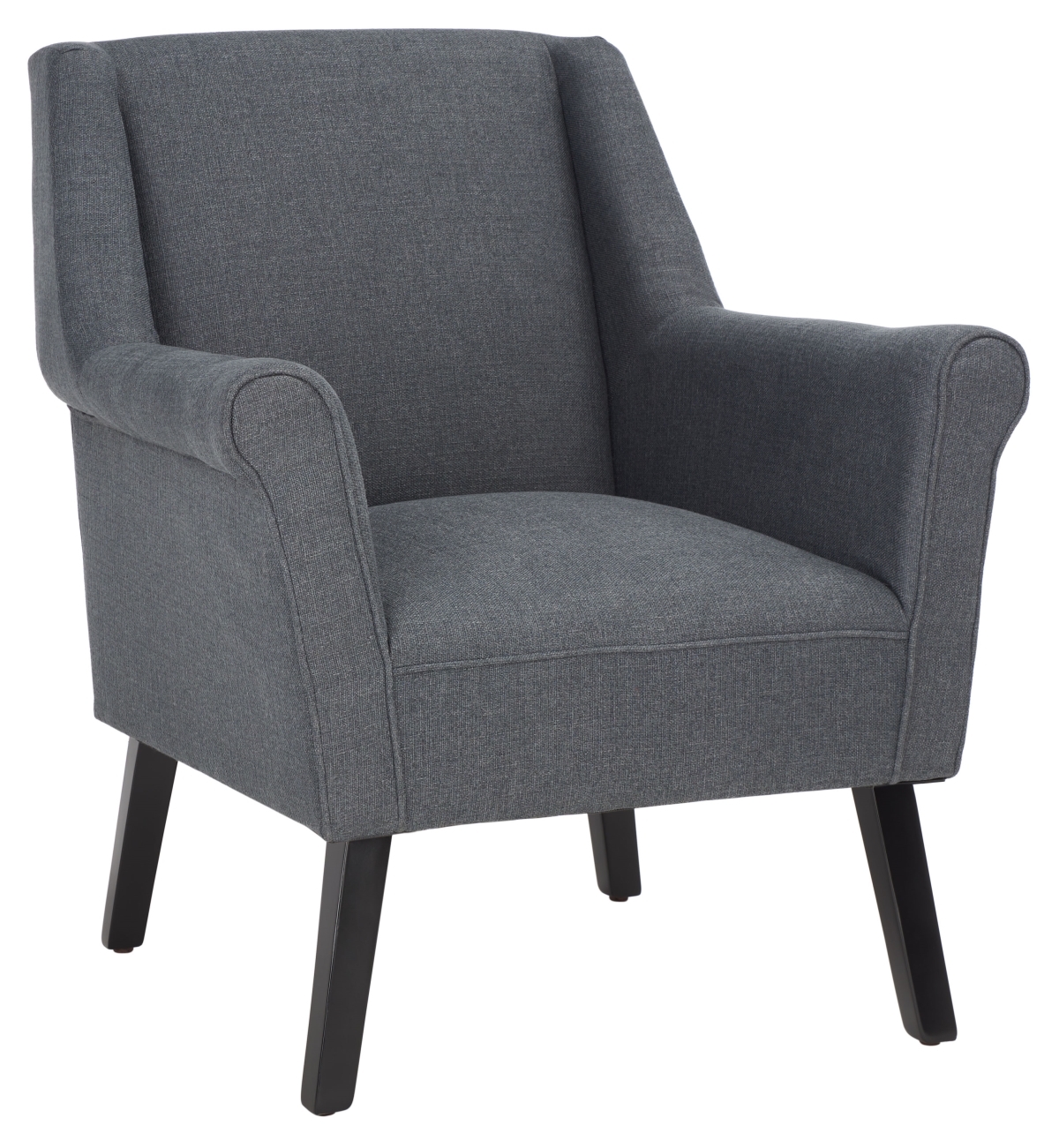 Videl Accent Chair - Dark Grey - Safavieh - Image 6