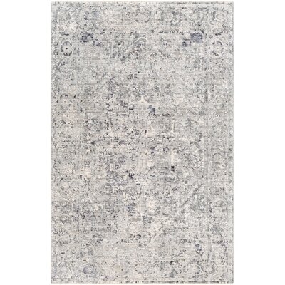 Chertsey Abstract Light Blue/Gray Area Rug - Image 0