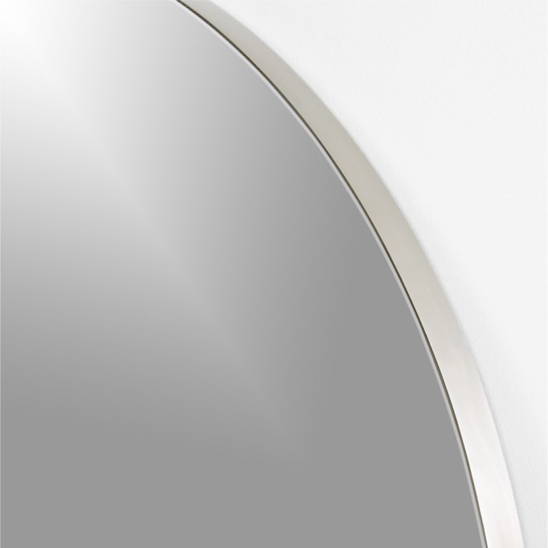 Edge Extra-Large Silver Arch Floor Mirror 48"x80" - Image 2