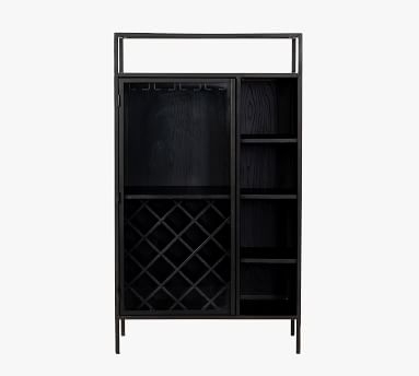 Marnie 33" Bar Cabinet, Black - Image 5