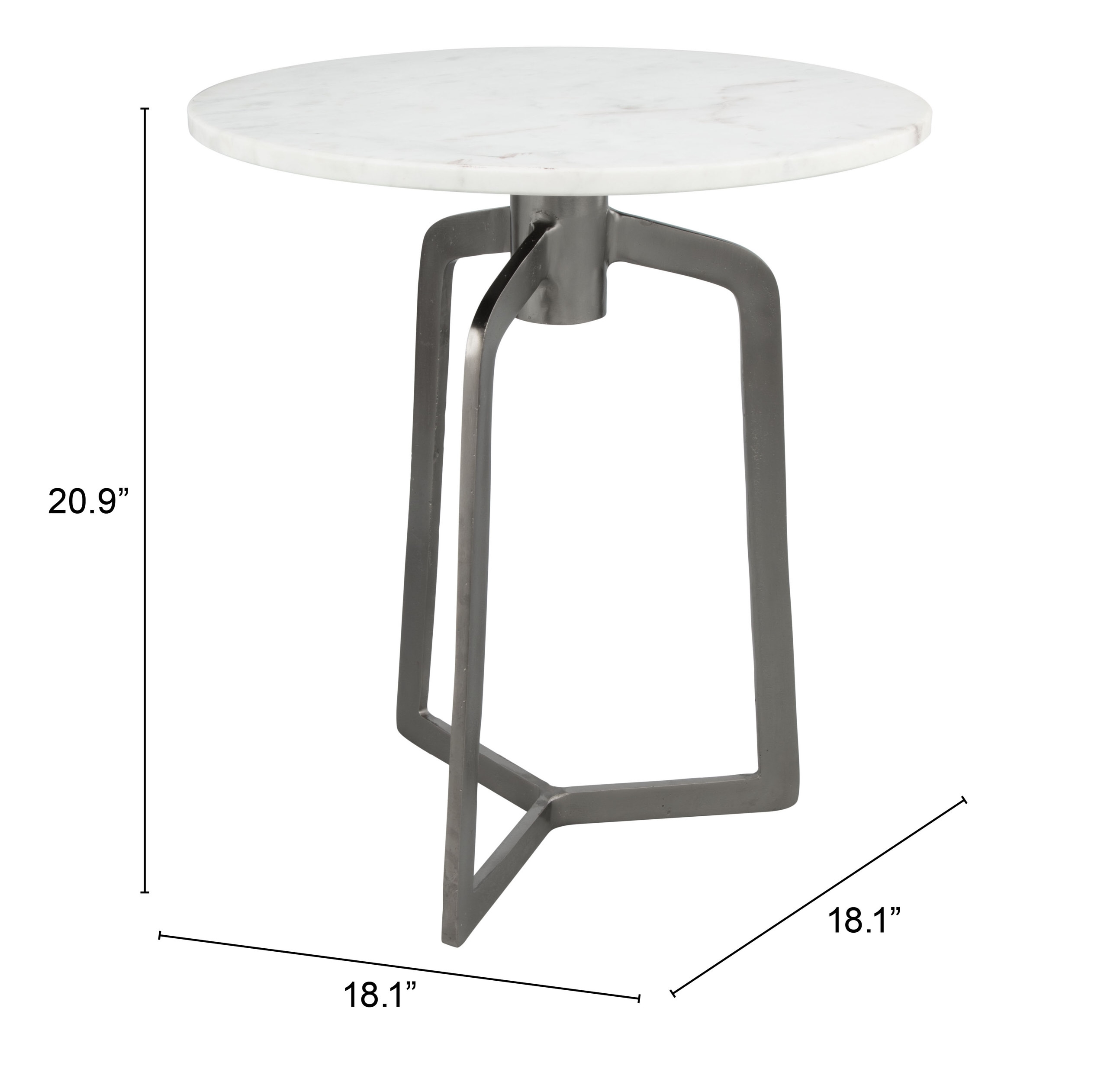 Rand Side Table, Black & White - Image 7