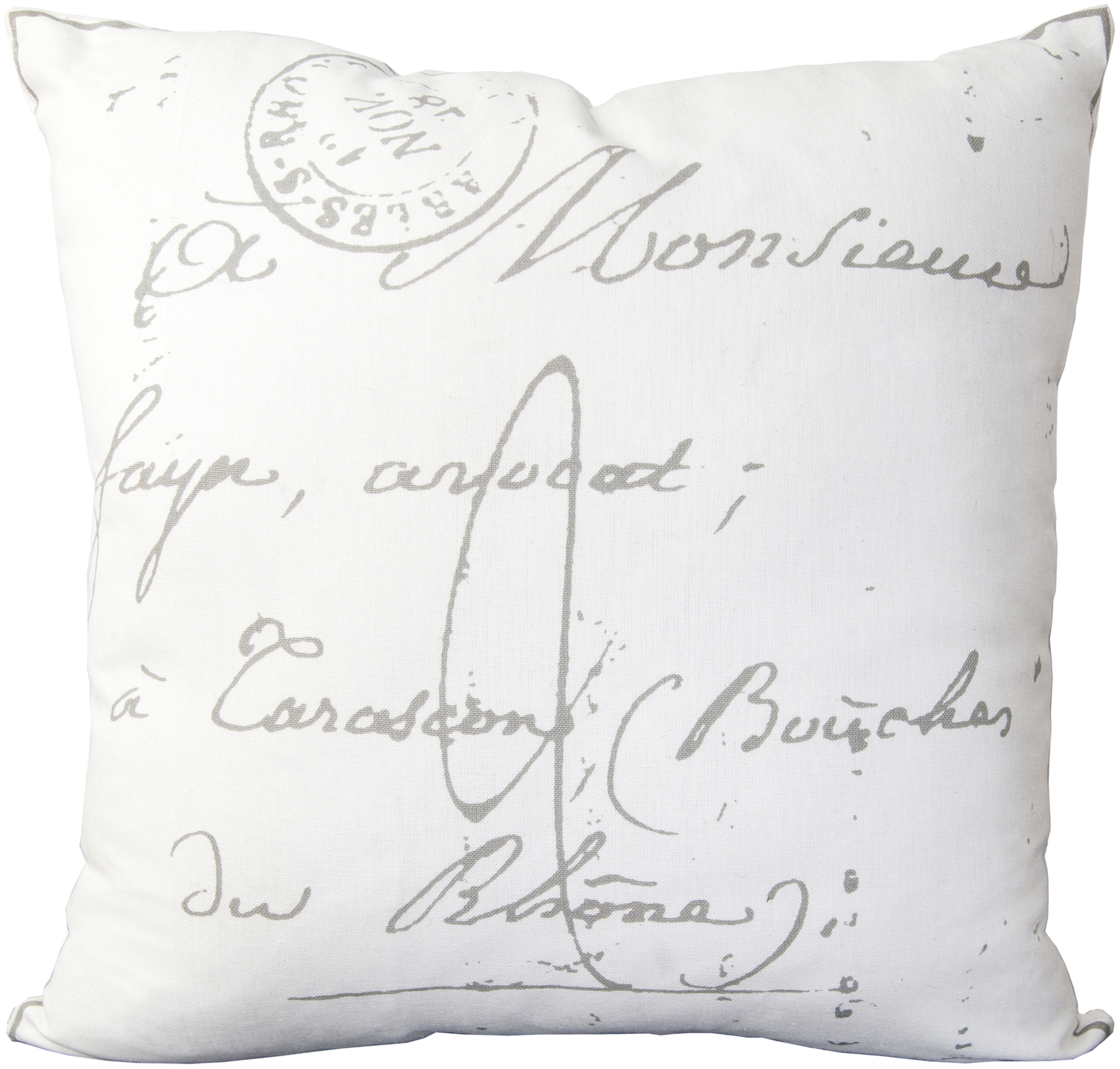 Montpellier Throw Pillow, 18" x 18", with down insert - Image 0