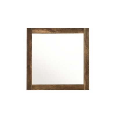 Morales Mirror In Rustic Oak Finish - Image 0