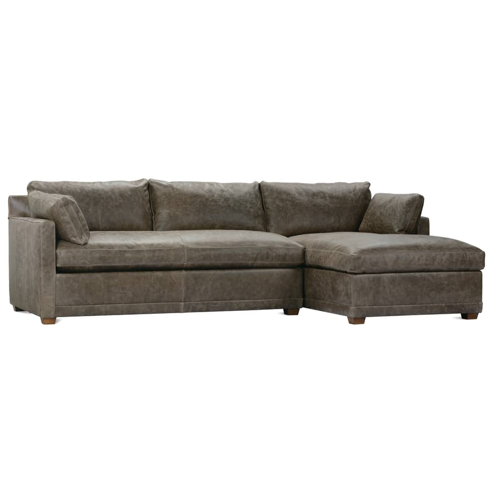 Sylvie 2-Piece Leather Sectional - Image 1