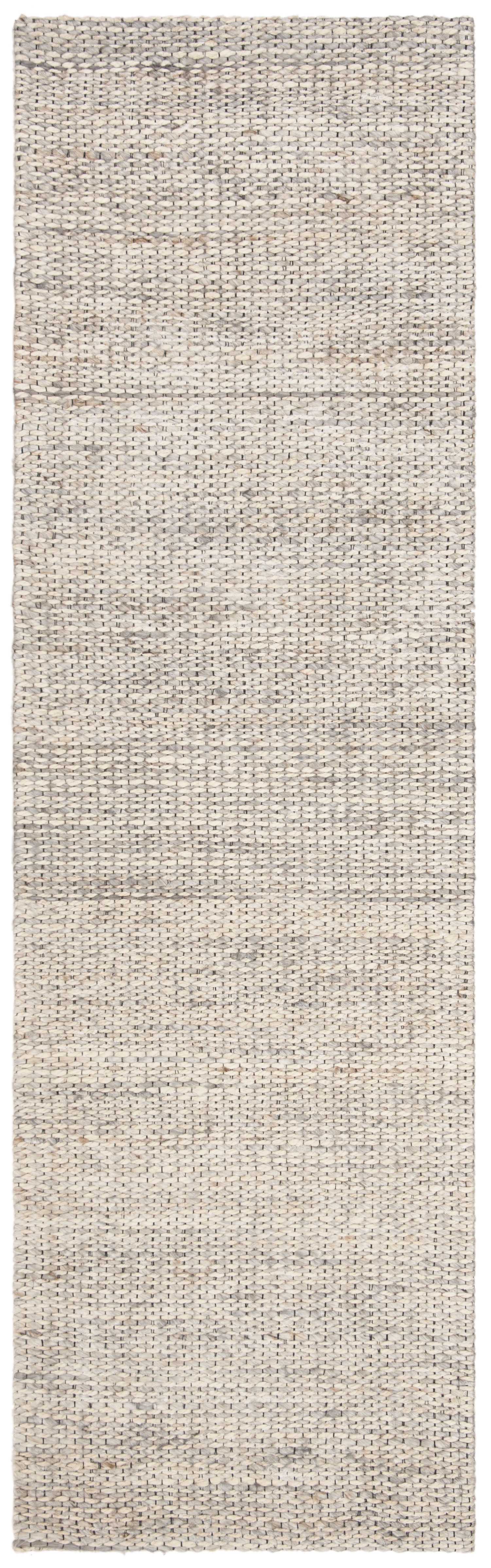 Arlo Home Hand Loomed Area Rug, MRB303F, Light Grey,  2' 3" X 8' - Image 0