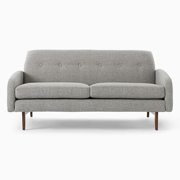 Pascale Sofa, Poly, Chenille Tweed, Pewter, Pecan - Image 3