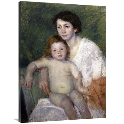 'After The Baby's Bath' by Mary Cassatt Print on Canvas - Image 0