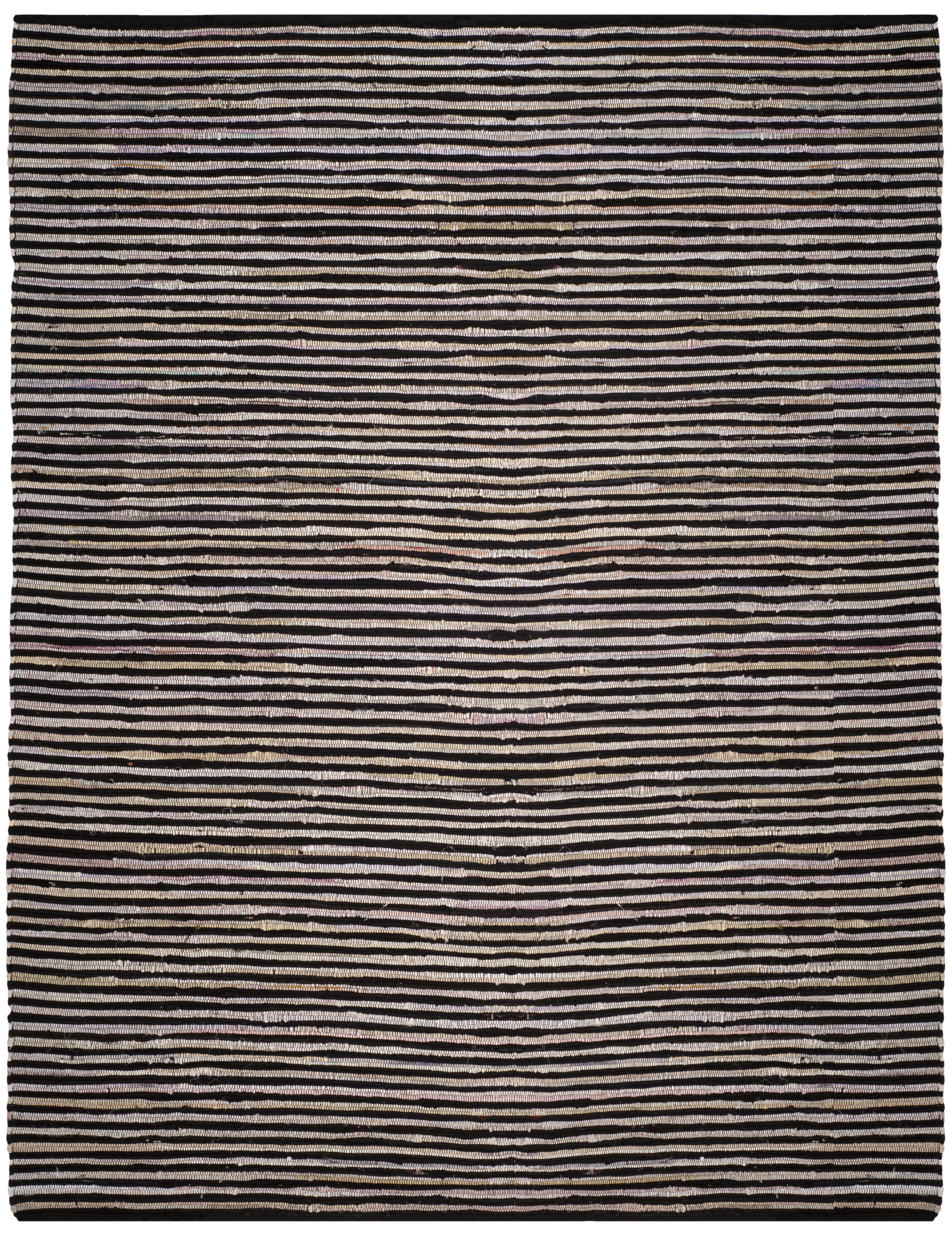 Arlo Home Hand Woven Area Rug, RAR130Q, Black/Multi,  8' X 10' - Image 0