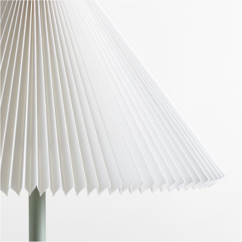 Flo Fluted Sage Green Kids Floor Lamp - Image 3