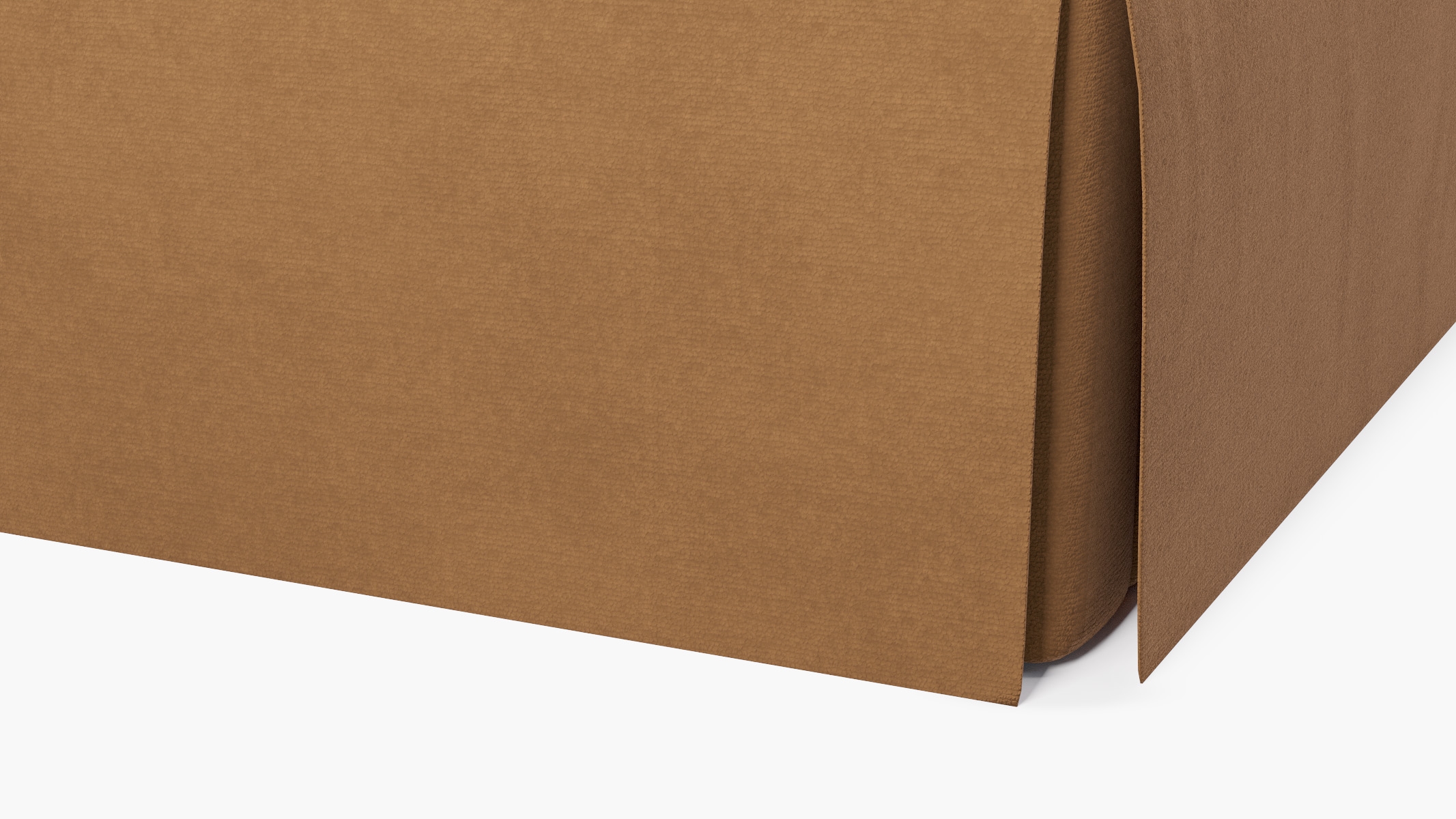 Skirted Track Arm Sofa, Nutmeg Luxe Velvet, Extra Deep (43") - Image 6