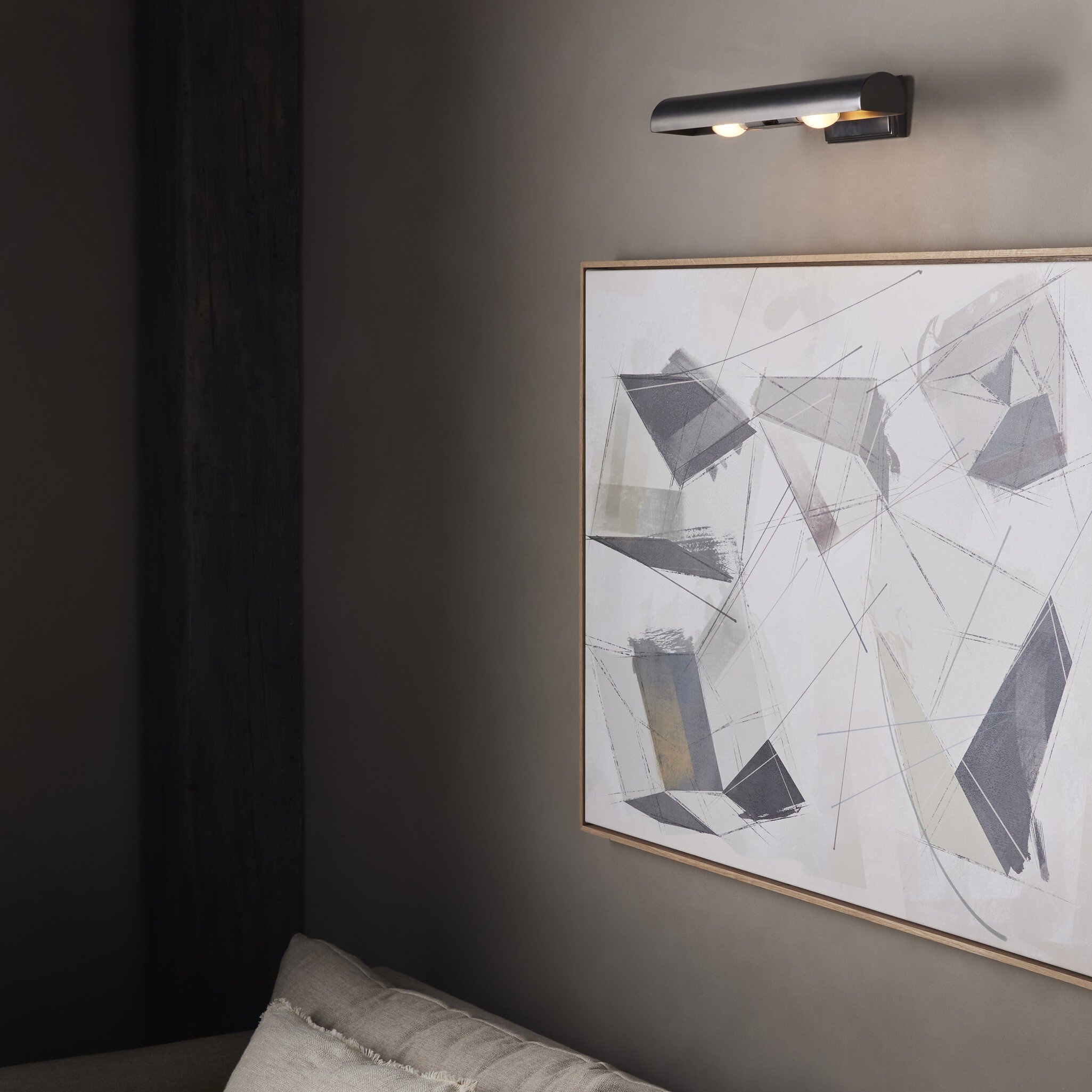 Clement Picture Light - Aged Antique Brass - Image 7