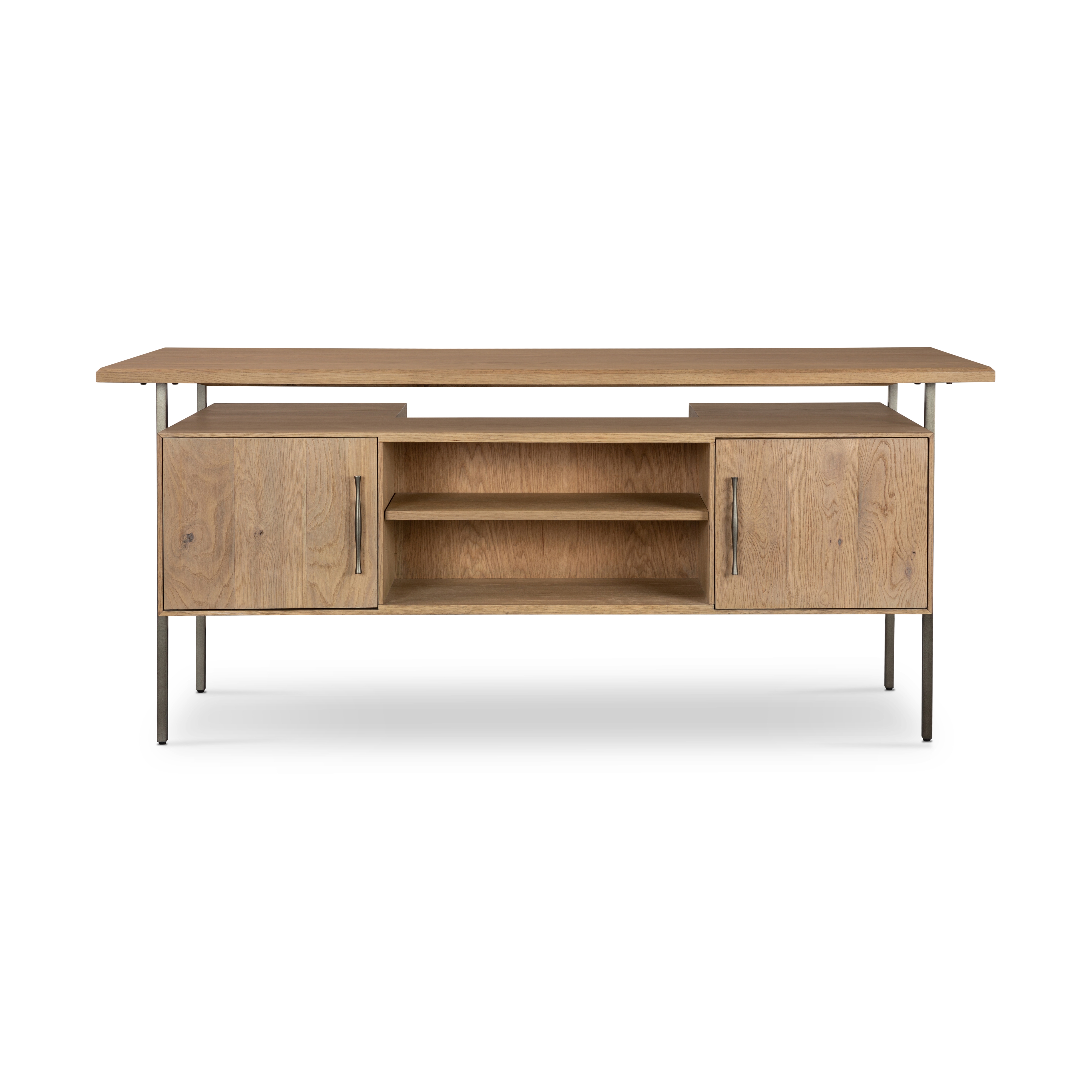 Lauren Desk-Natural Oak Solid - Image 6