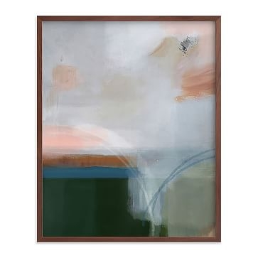 Cliff No. 1, Full Bleed 16"x20", Walnut Wood Frame - Image 0