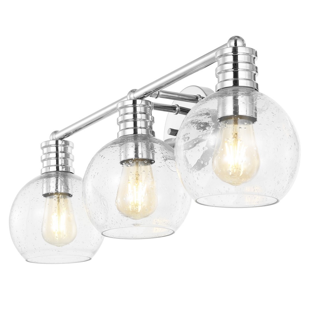 Sunetta 3Lt 26.375" Sconce - Chrome - Safavieh - Image 4